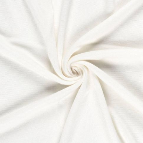 Tissu maille Viscose lourde Stella uni Blanc