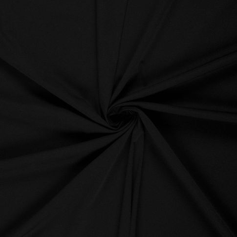 Tissu Jersey Traveler  extensible et infroissable Uni Noir