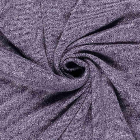 Tissu Maille  Lurex pailleté Nora uni Violet