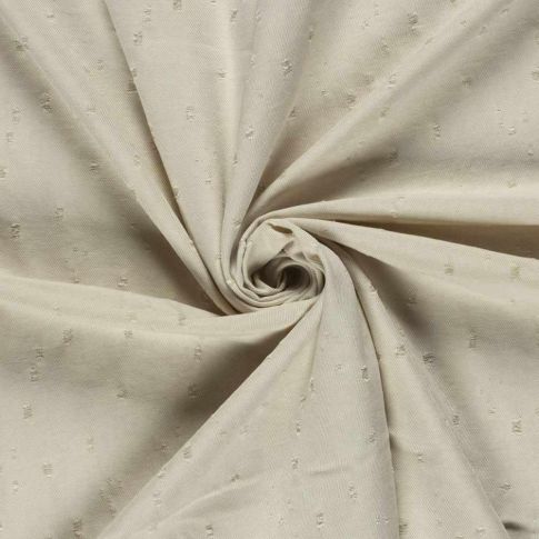 Tissu Jean Denim Adèle effet vieilli sur fond Beige