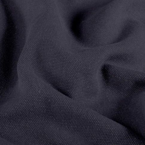Tissu Toile Canvas d'ameublement uni Bleu marine