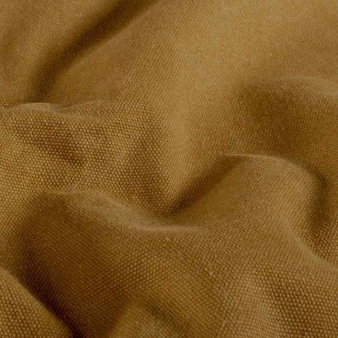Tissu Toile Canvas d'ameublement uni Ocre