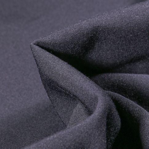 Tissu Gabardine Lola sur fond Bleu marine