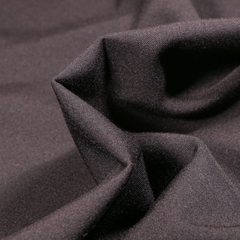 Tissu Gabardine Lola sur fond Noir
