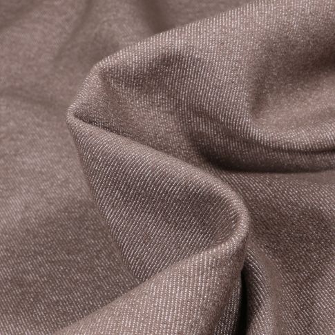 Tissu Denim Jeans Gris foncé chiné