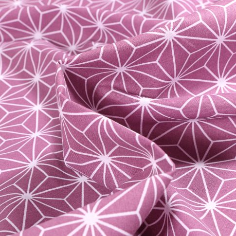 Tissu Coton imprimé Casual Arty Violine