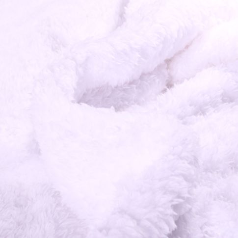 Tissu Fausse fourrure Heavy peluche Blanc