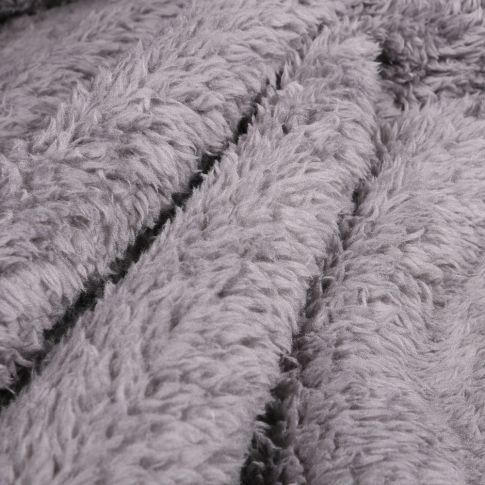 Tissu Fausse fourrure Heavy peluche Gris