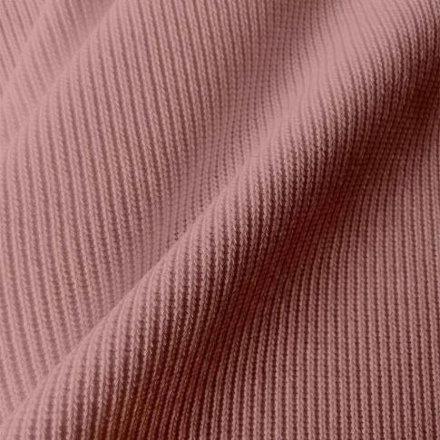 Tissu Maille Tricot Miloza uni Vieux rose