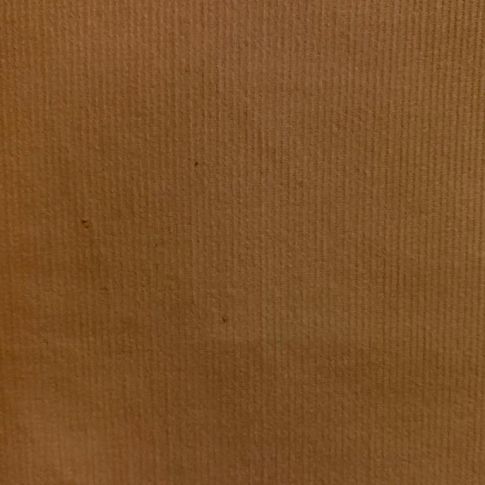 Tissu Velours milleraies uni Marron