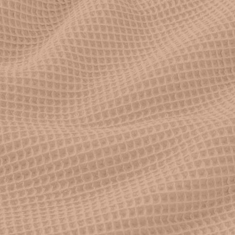 Tissu Nid d'abeille Solara uni Nude poudré