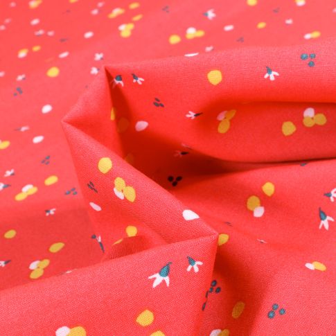 Tissu Viscose Nozbi sur fond Grenadine