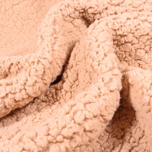 Tissu Fausse fourrure Sherpa Beige