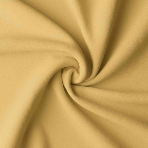Tissu Coton enduit uni Jaune