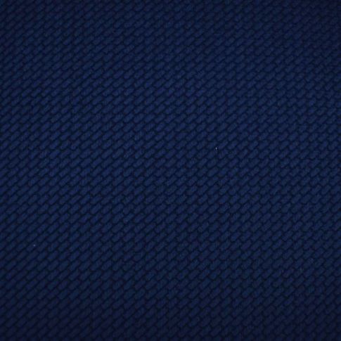 Tissu Velours Embossé   Nuvia uni Bleu indigo sur fond Bleu indigo
