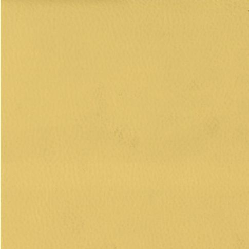 Coupon Simili cuir d'ameublement uni Jaune paille - 50 x 70 cm