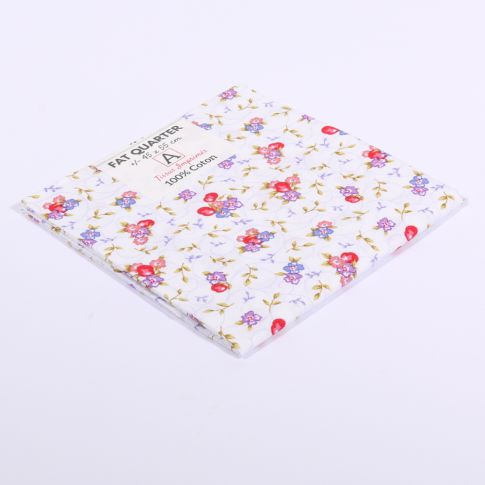 Coupon tissu Coton n°26 Blanc - 45 x 55 cm