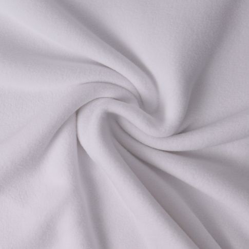 Tissu Polaire doux Grand Froid Blanc