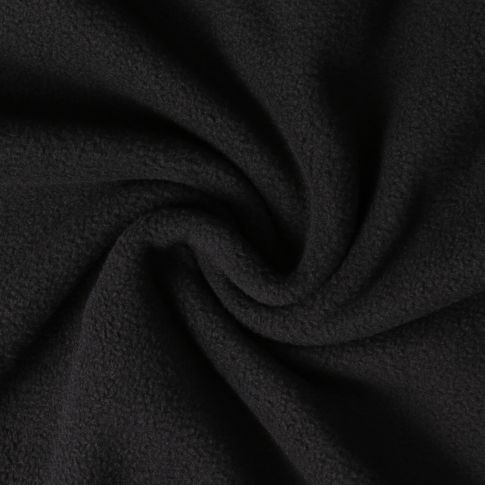 Tissu Polaire doux Grand Froid Noir
