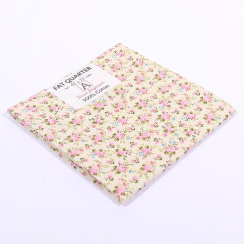 Coupon tissu Coton n°49 Ecru - 45 x 55 cm