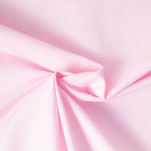 Tissu Coton uni Rose pastel