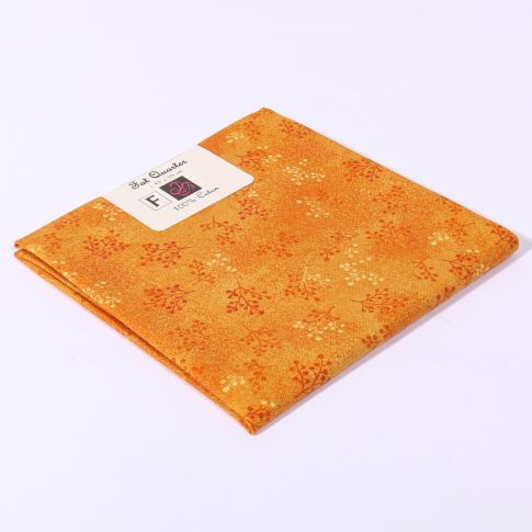 Coupon tissu Coton n°89 Orange - 45 x 55 cm