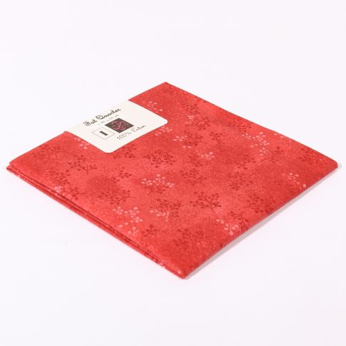 Coupon tissu Coton n°89 Corail - 45 x 55 cm