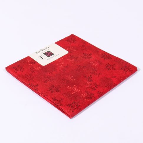 Coupon tissu Coton n°89 Rouge - 45 x 55 cm