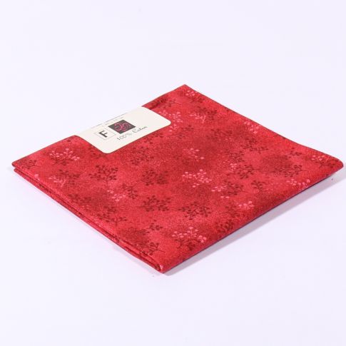 Coupon tissu Coton n°89 Groseille - 45 x 55 cm