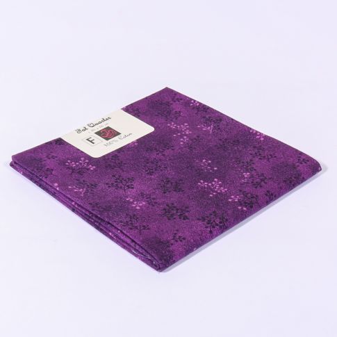 Coupon tissu Coton n°89 Aubergine - 45 x 55 cm