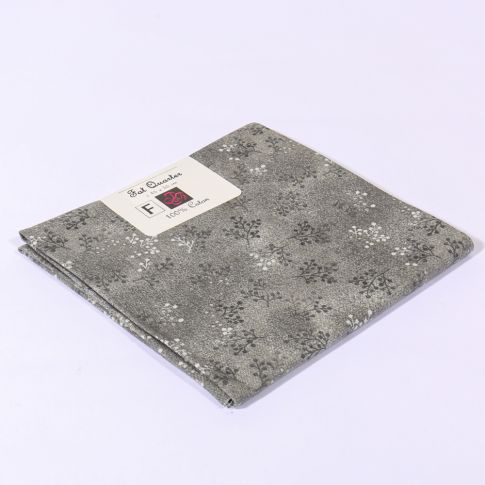 Coupon tissu Coton n°89 Gris - 45 x 55 cm