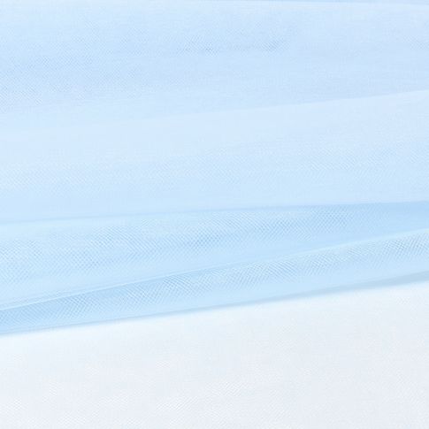 Tissu Tulle souple grande largeur Bleu azur