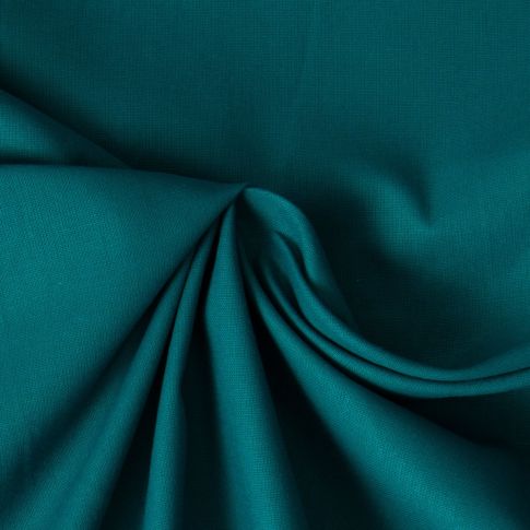 Tissu Coton uni Vert canard