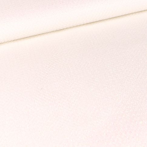 Tissu Tulle souple métallisé Blanc