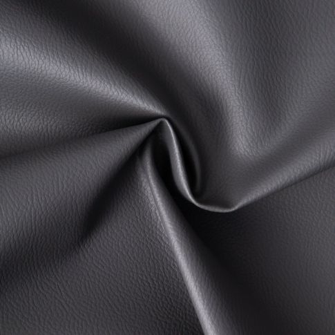 Simili cuir d'ameublement uni sur fond Gris anthracite