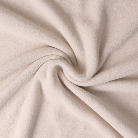 Tissu Polaire doux Grand Froid Ecru