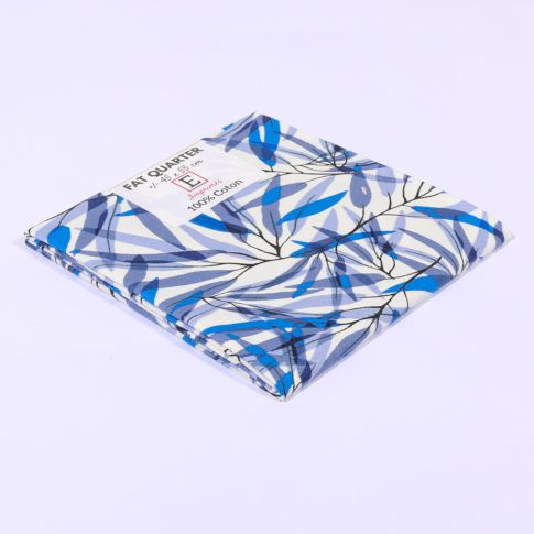 Coupon tissu Coton n°31 Bleu roi - 45 x 55 cm