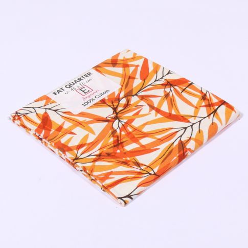 Coupon tissu Coton n°31 Orange - 45 x 55 cm