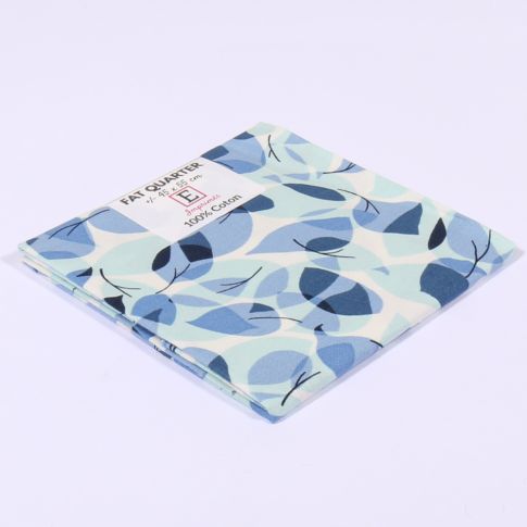 Coupon tissu Coton n°68 Bleu - 45 x 55 cm
