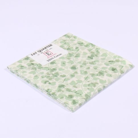 Coupon tissu Coton n°34 Vert amande - 45 x 55 cm