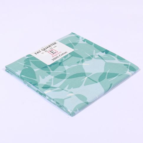 Coupon tissu Coton n°35 Aqua - 45 x 55 cm