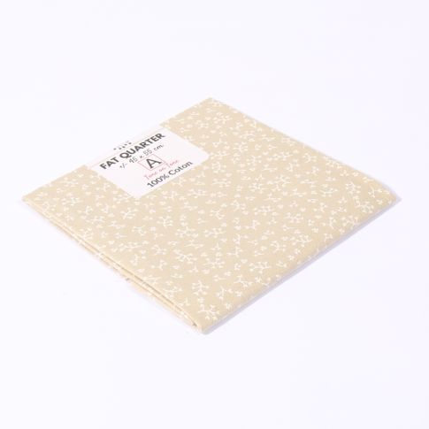 Coupon tissu Coton n°95 Beige - 45 x 55 cm