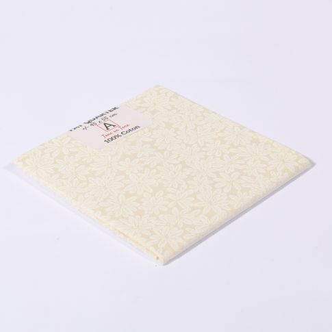 Coupon tissu Coton n°69 Ecru - 45 x 55 cm