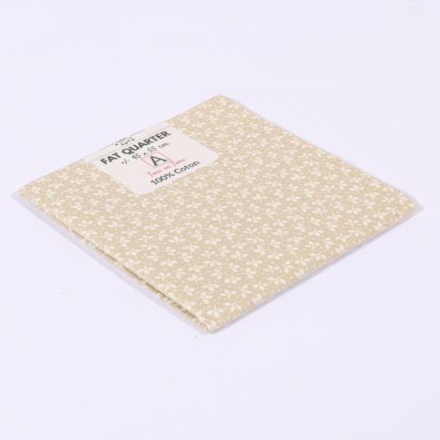 Coupon tissu Coton n°70 Beige - 45 x 55 cm