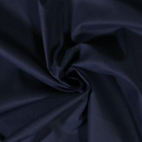 Coupon Tissu Coton uni Bleu marine - Coupon de 20 cm