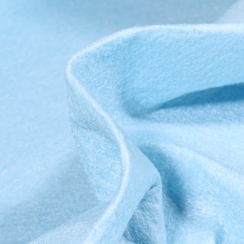 Tissu Feutrine 180 cm Bleu ciel