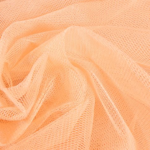 Tissu Tulle rigide uni Champagne