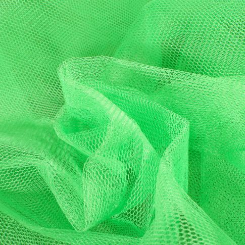 Tissu Tulle rigide uni Vert clair
