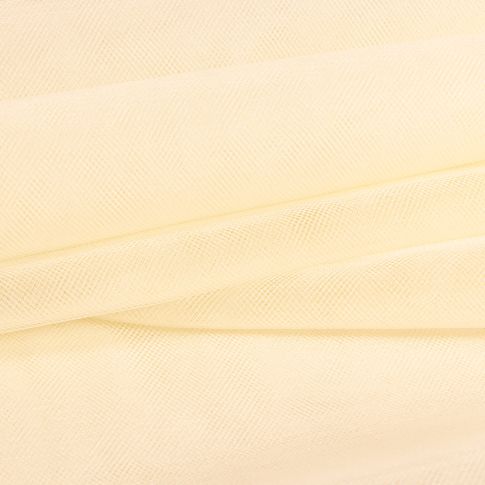 Tissu Tulle souple grande largeur uni Ecru
