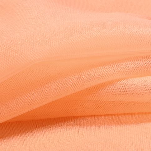 Tissu Tulle souple grande largeur uni Saumon